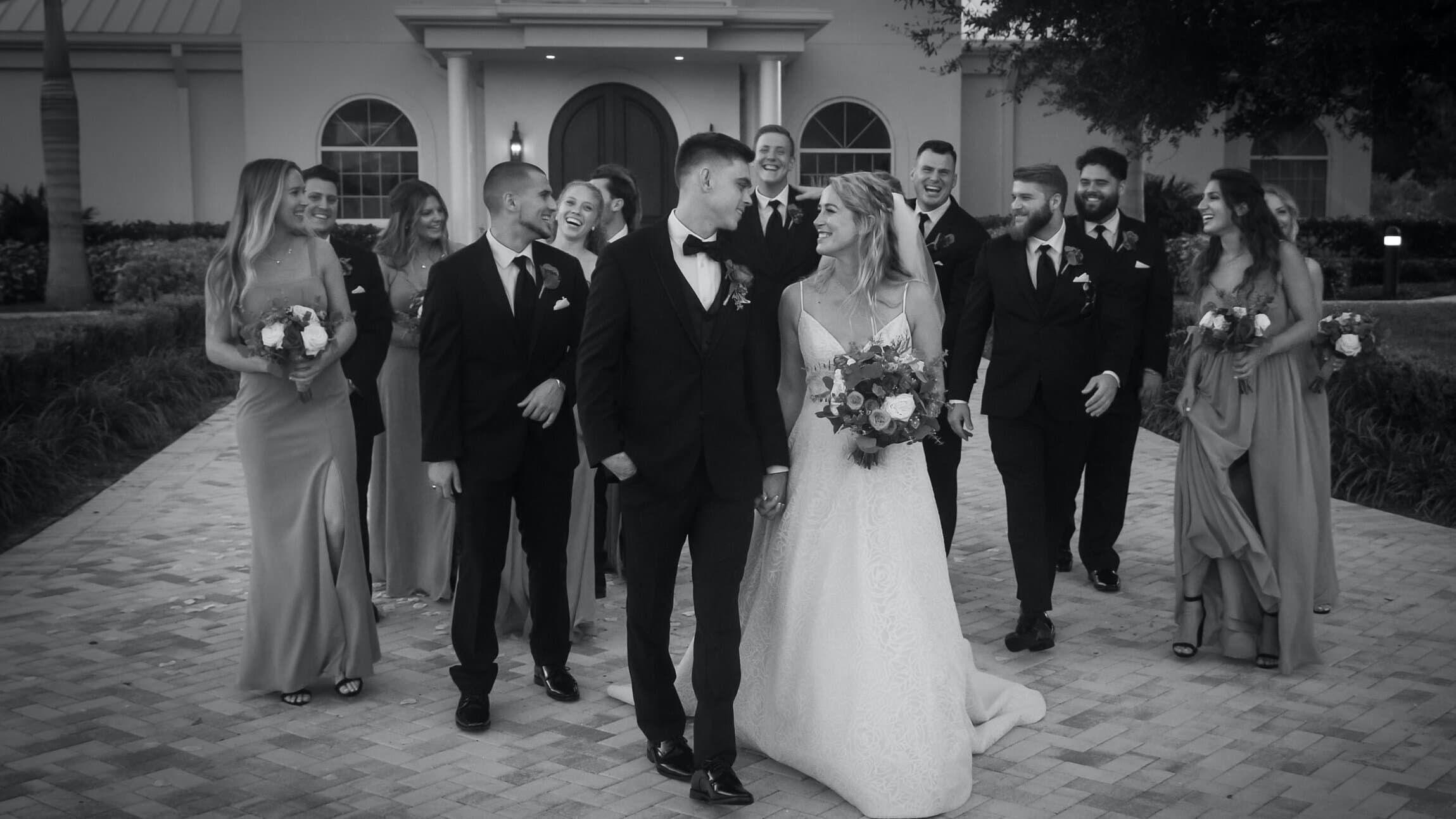 Sarasota wedding videography — cinematic film still from a Gulf Coast wedding